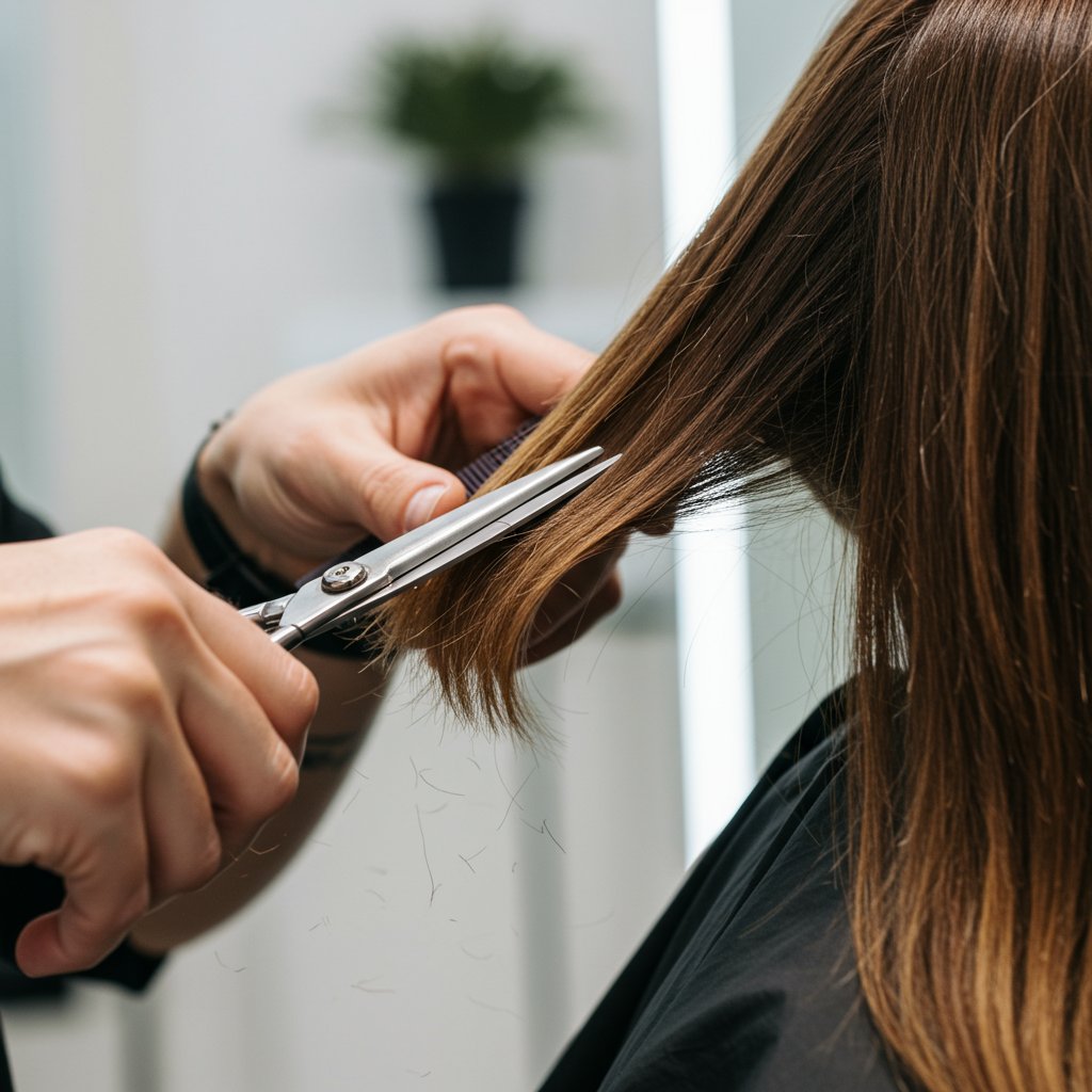 Stylist-Cutting-Split-Ends