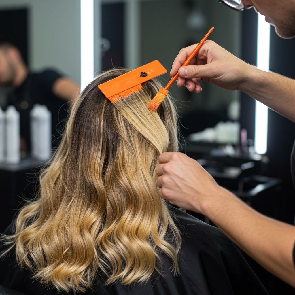 Stylist-Painting-Balayage