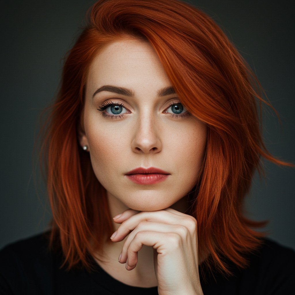 Woman-With-Vibrant-Hair-Thinking