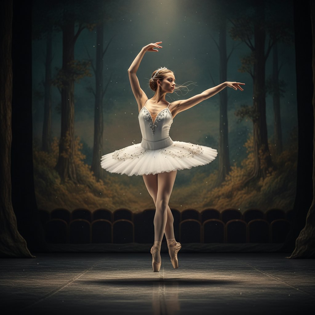 The Graceful Ballerina Bun