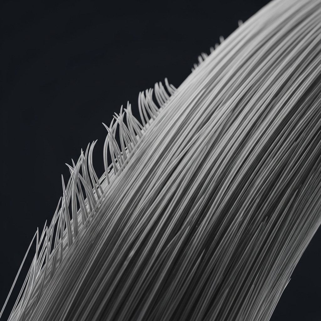 Hair Cuticle Macro Shot