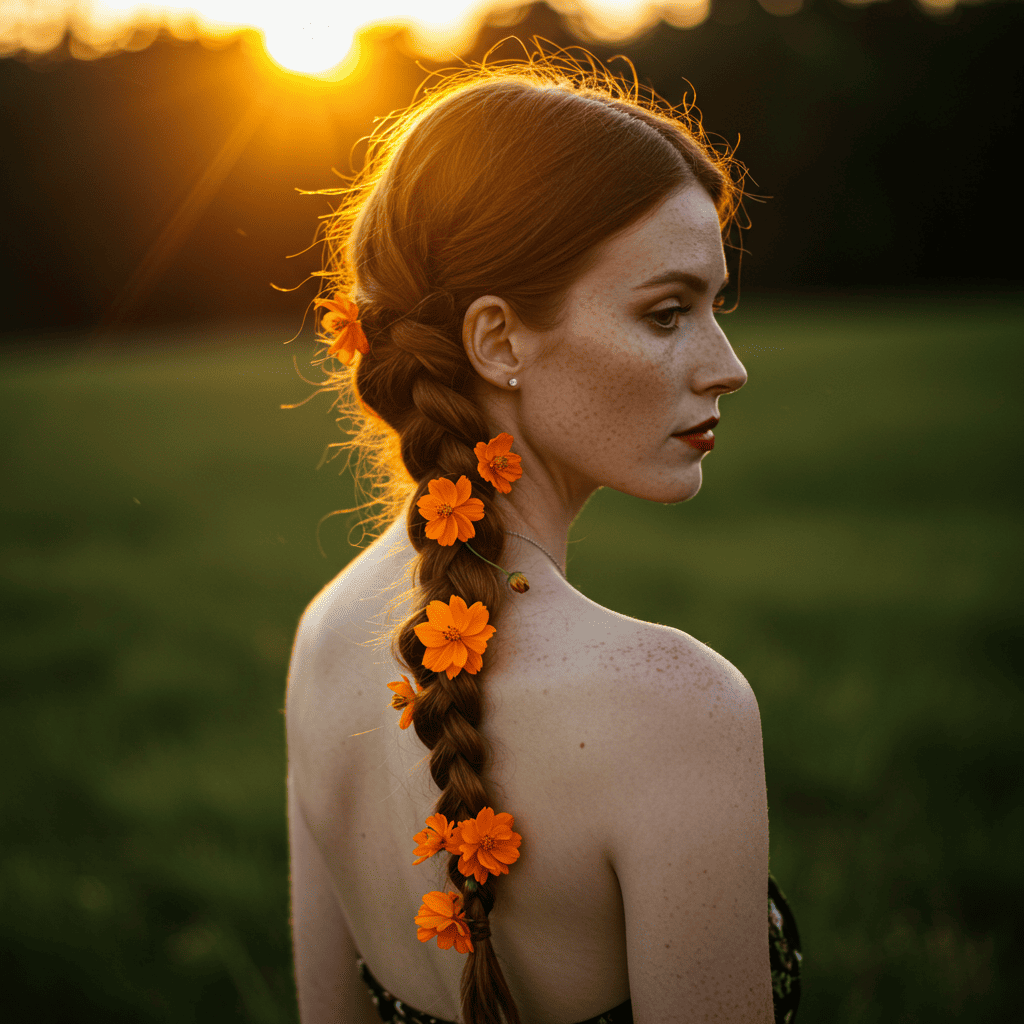 Sunset Waterfall Braid