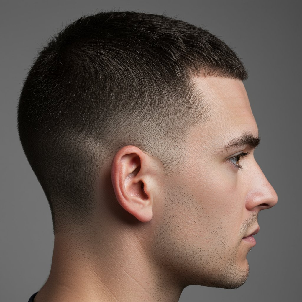 Classic Buzz Cut Detail