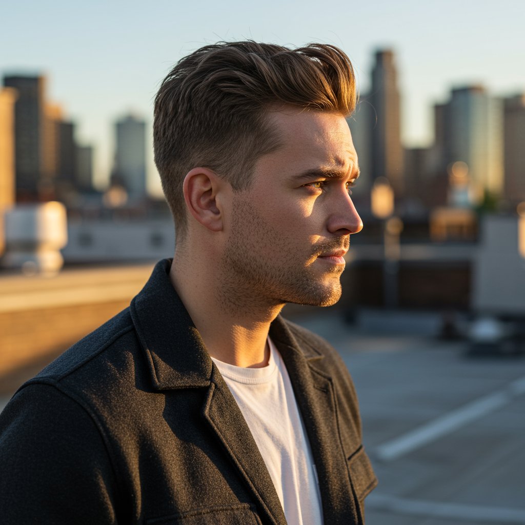 Modern Crew Cut Fade