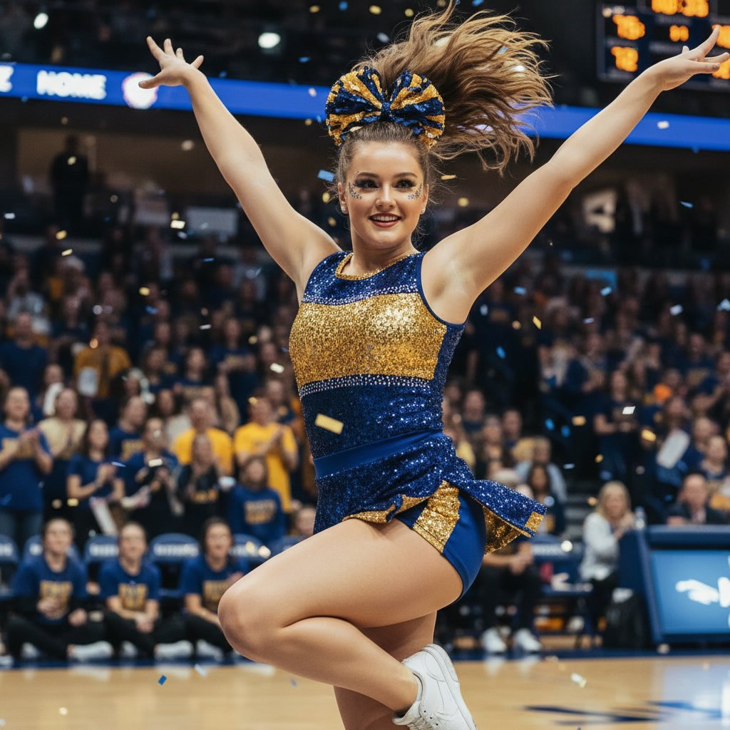 Pumped-Up Pom-Pom Ponytails