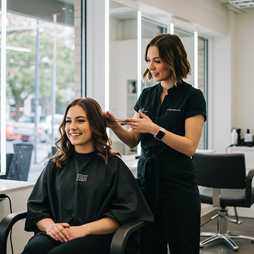 Client-Consulting-With-Hairstylist-In-Salon