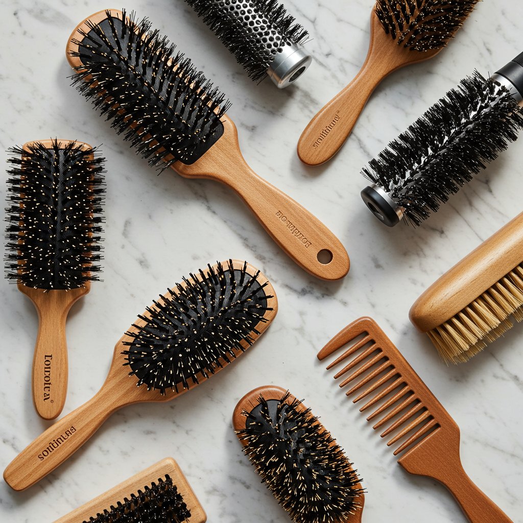 Assortment-Of-Professional-Hair-Brushes