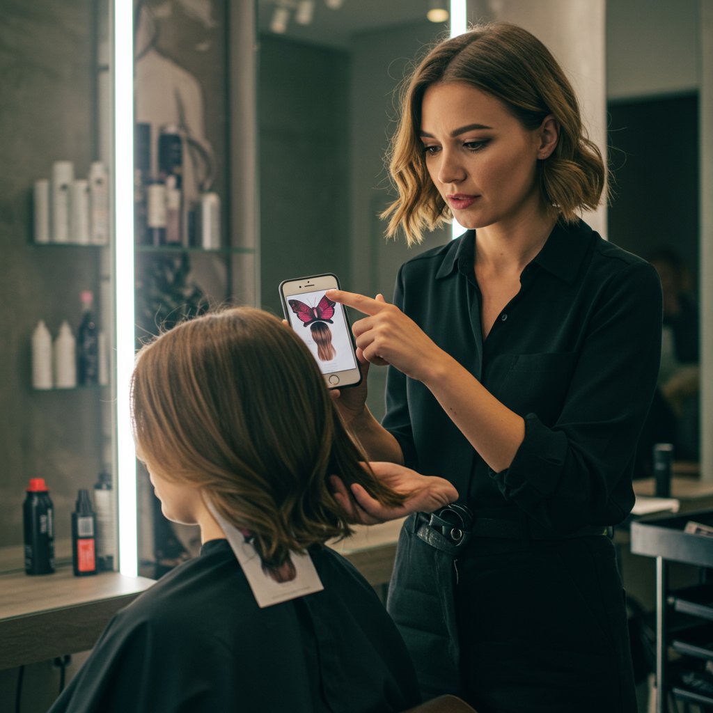 Salon Consultation Butterfly Cut