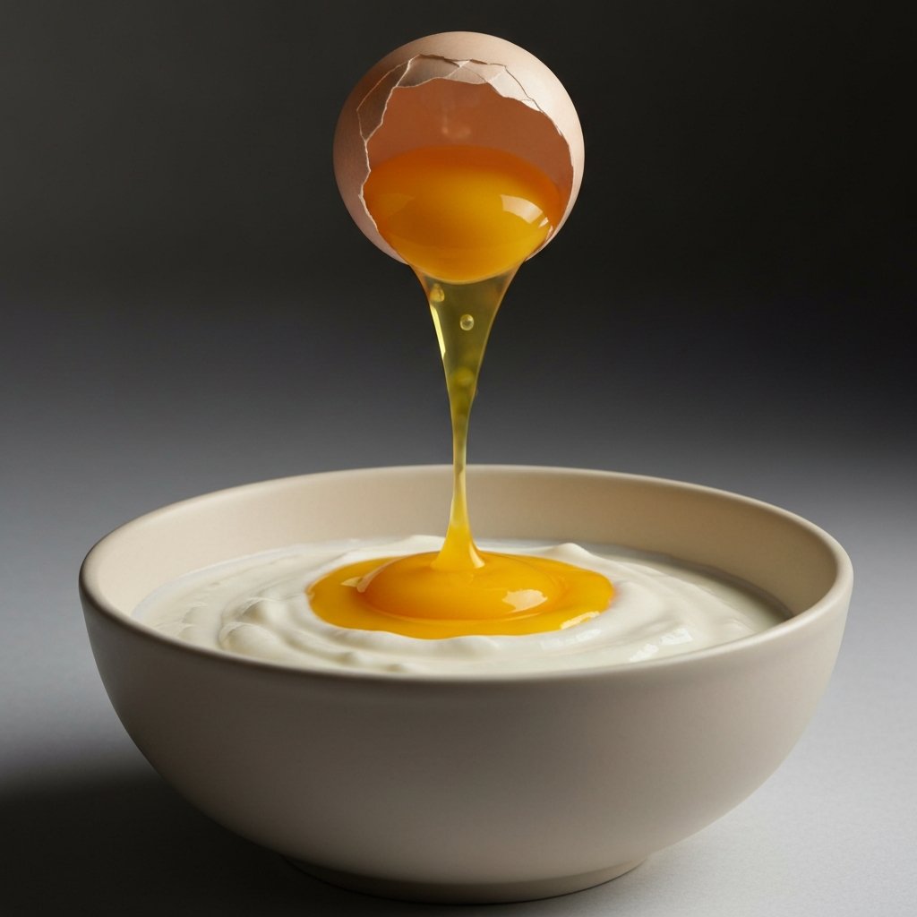 Egg Cracking Yogurt Bowl