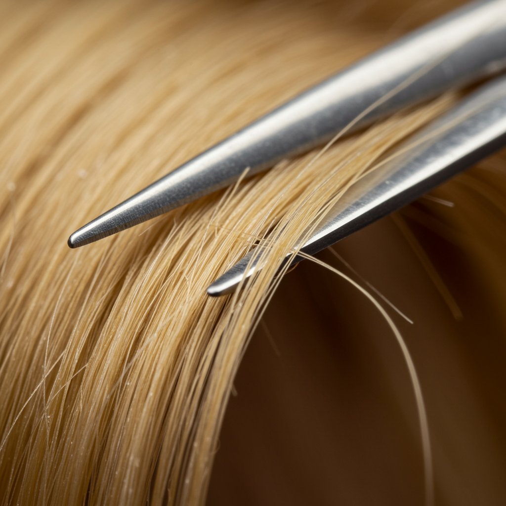 Close Up Split End Trim