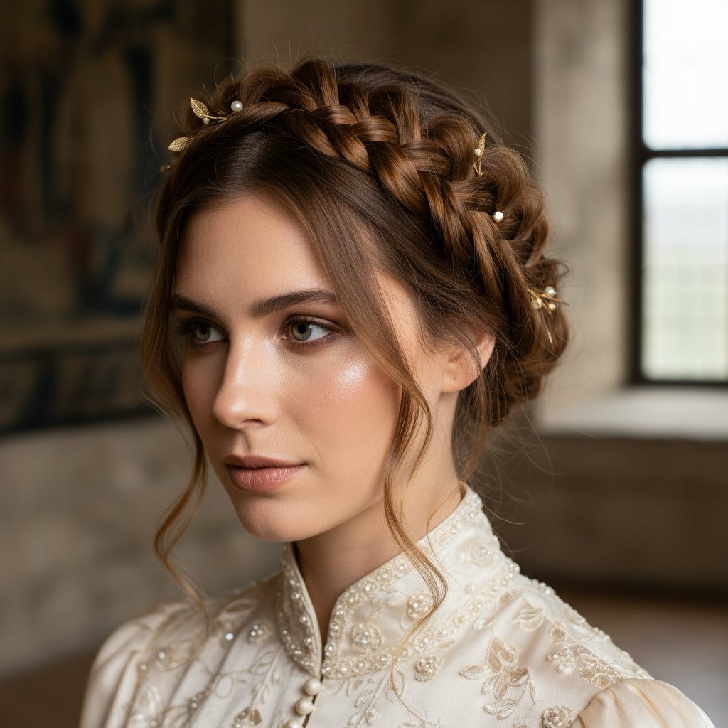 Dutch Crown Braid