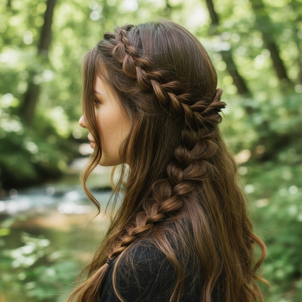 Waterfall Into Dutch Braid