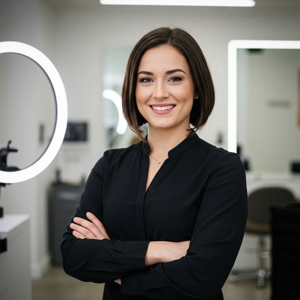 Approachable Hairstylist Portrait