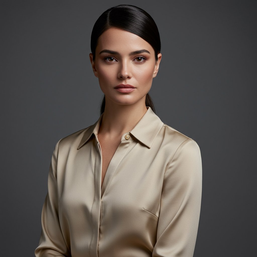 Woman-Looking-Polished-With-Simple-Updo