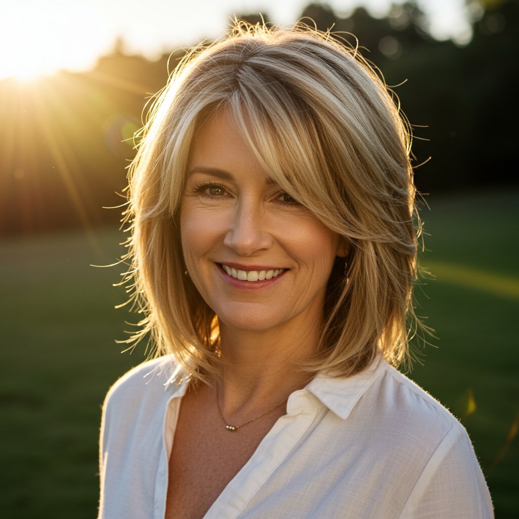 Modern Rachel Inspired Hairstyle