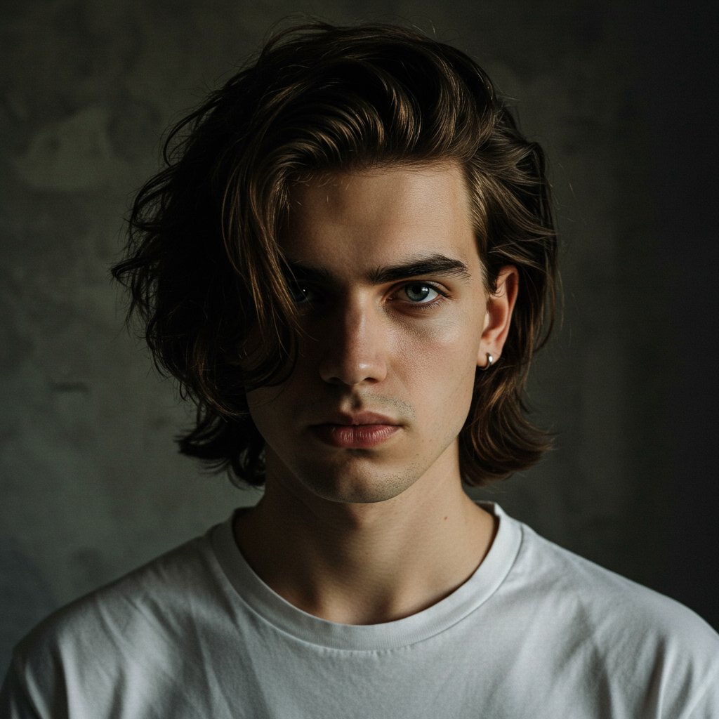 1990S Curtains Hairstyle Portrait