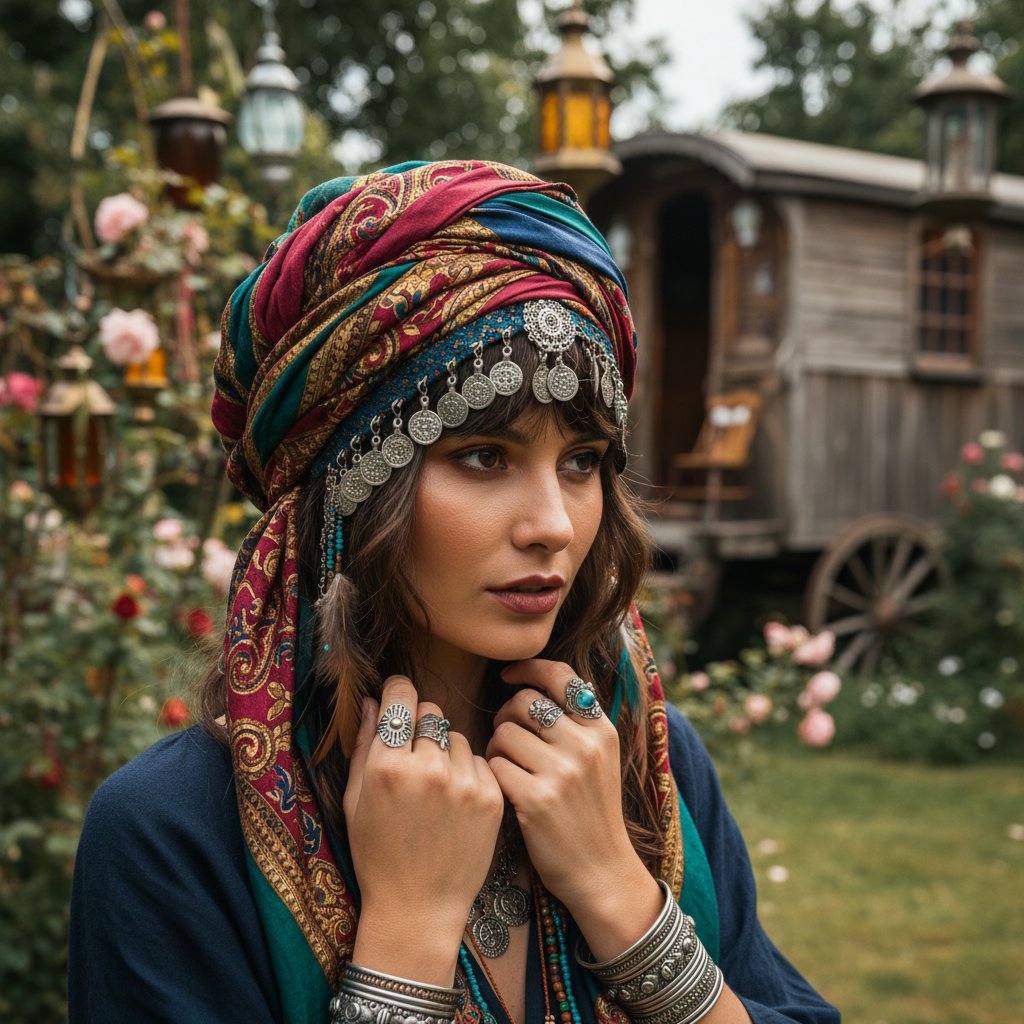 Gypsy-Inspired Headwrap