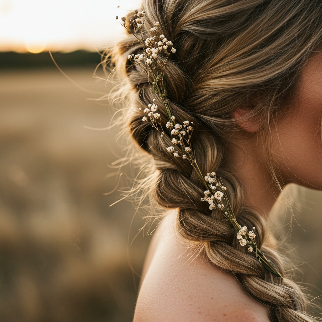 Close Up Of Loose Boho Braid