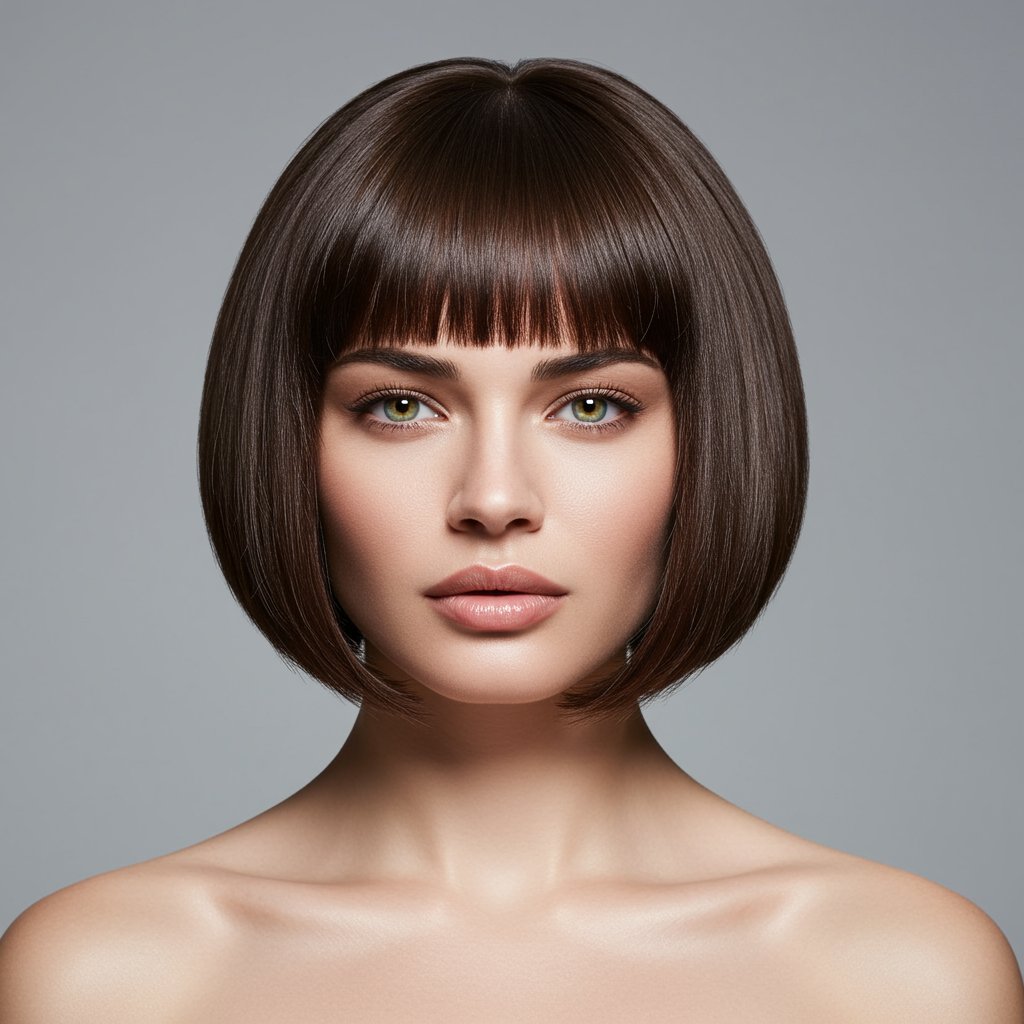 Model-With-Perfect-Classic-Chin-Length-Bob