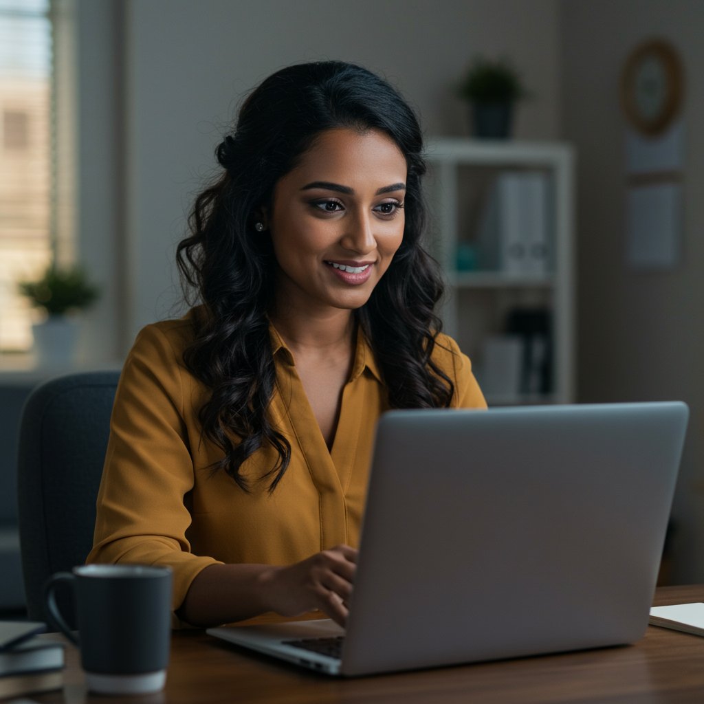 Professional-Woman-On-Virtual-Interview-Call