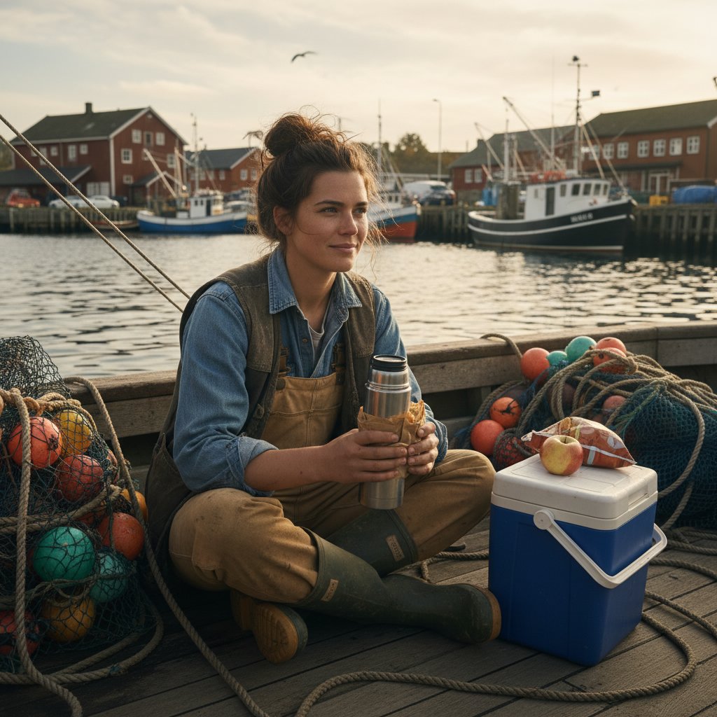 Half-Up, Half-Down Dockside Style