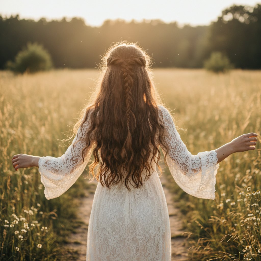 Undone Fishtail Braid