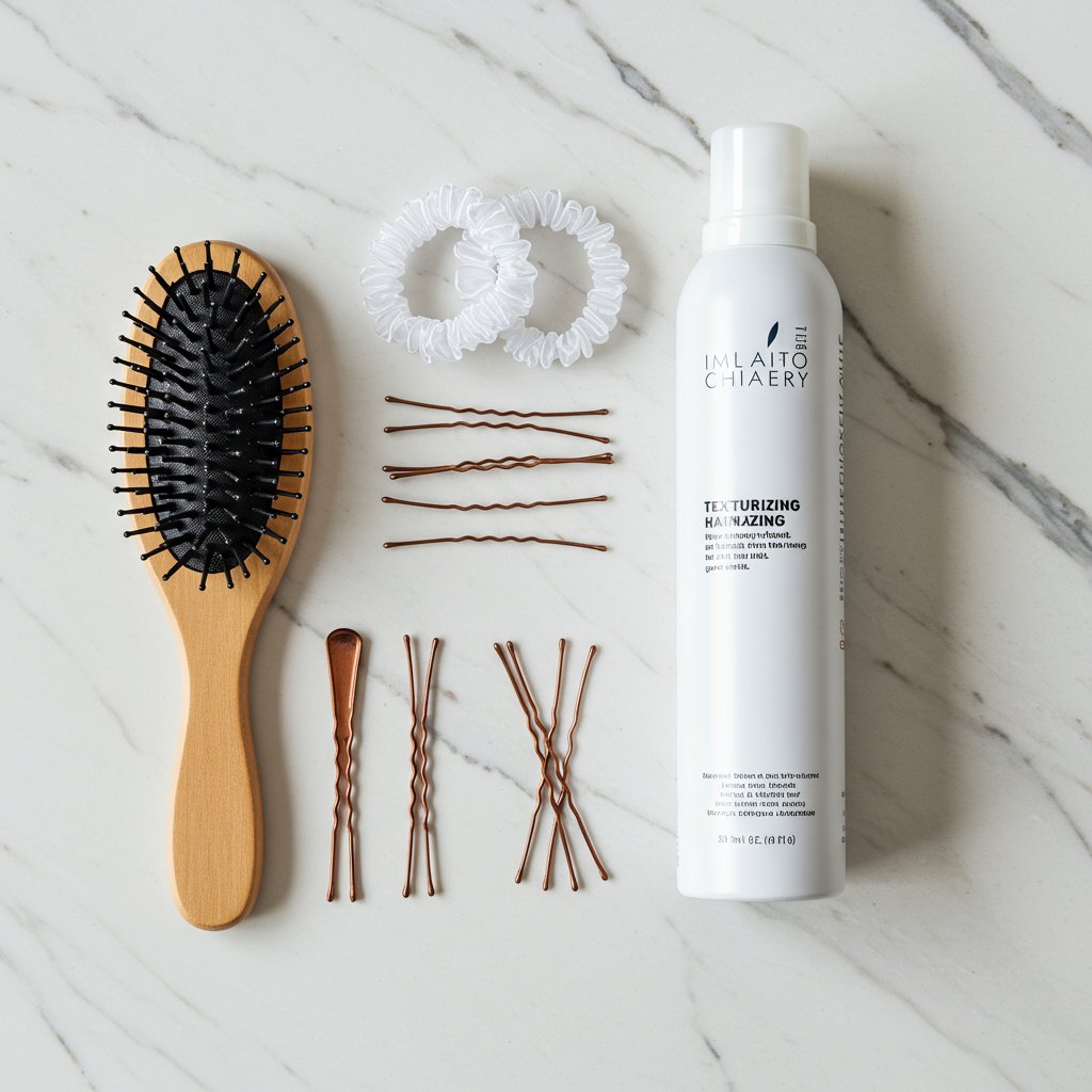 Braiding Tools Flatlay