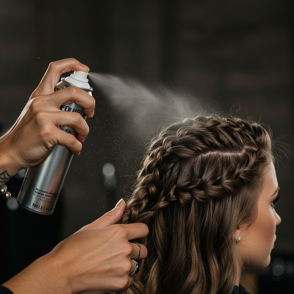Hairspray Finishing Touch Braid