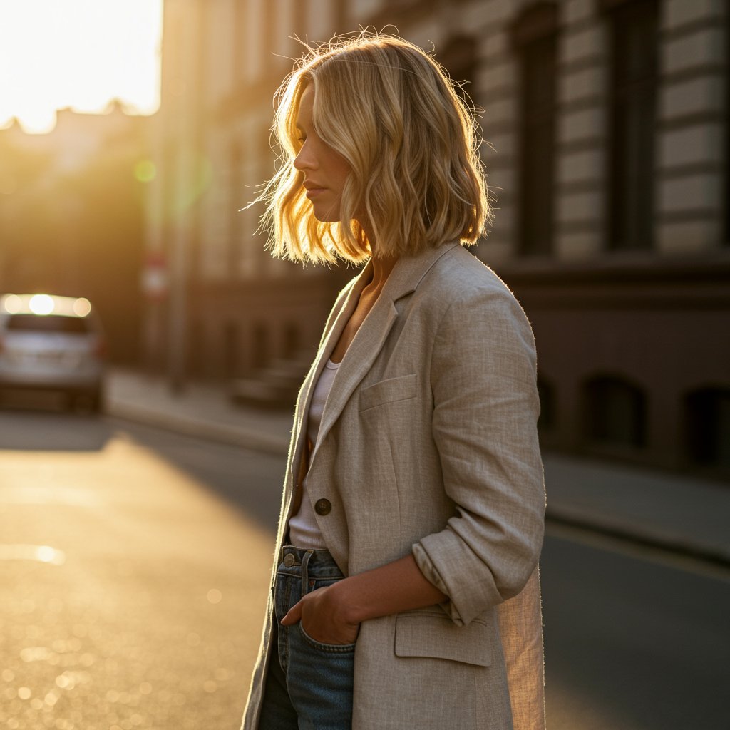 Woman-With-Effortless-Flat-Iron-Waves