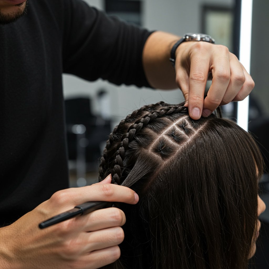 Stylist-Hands-Installing-Knotless-Braids