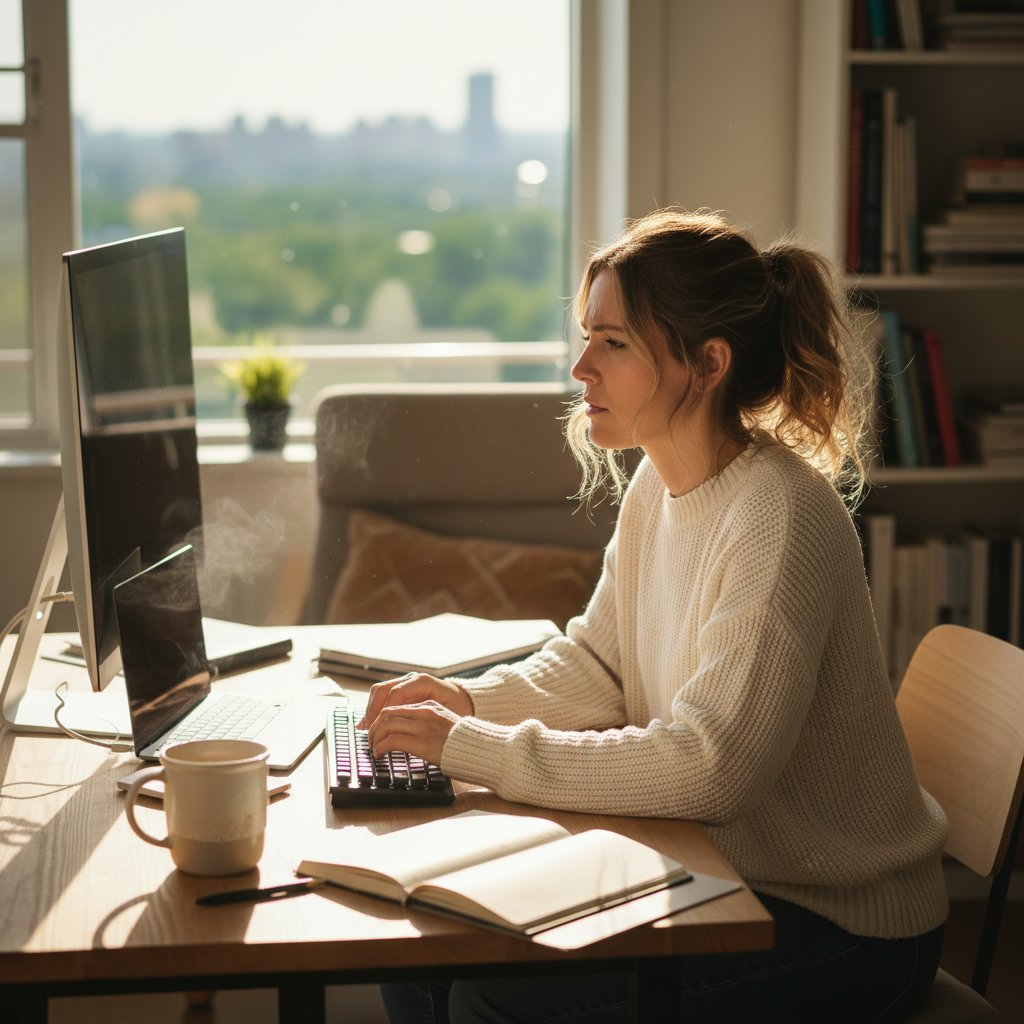 Loose Ponytail with Texture