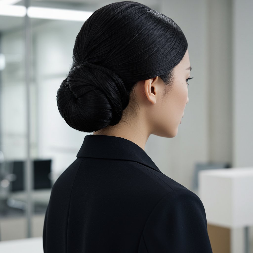 Professional-Sleek-Tucked-In-Twist-Office