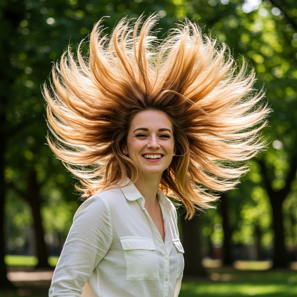 Woman-Tossing-Voluminous-Butterfly-Hair