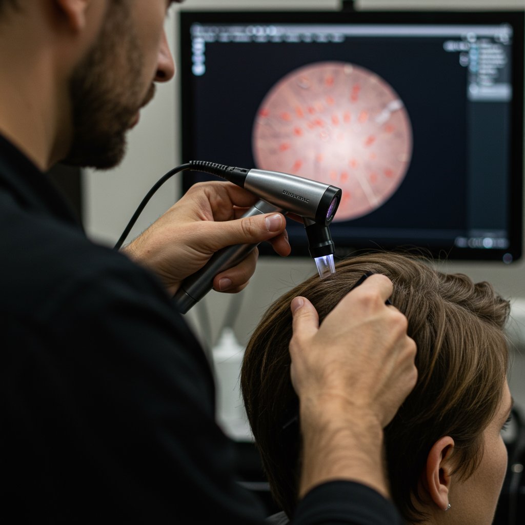 Stylist-Using-Digital-Scalp-Microscope