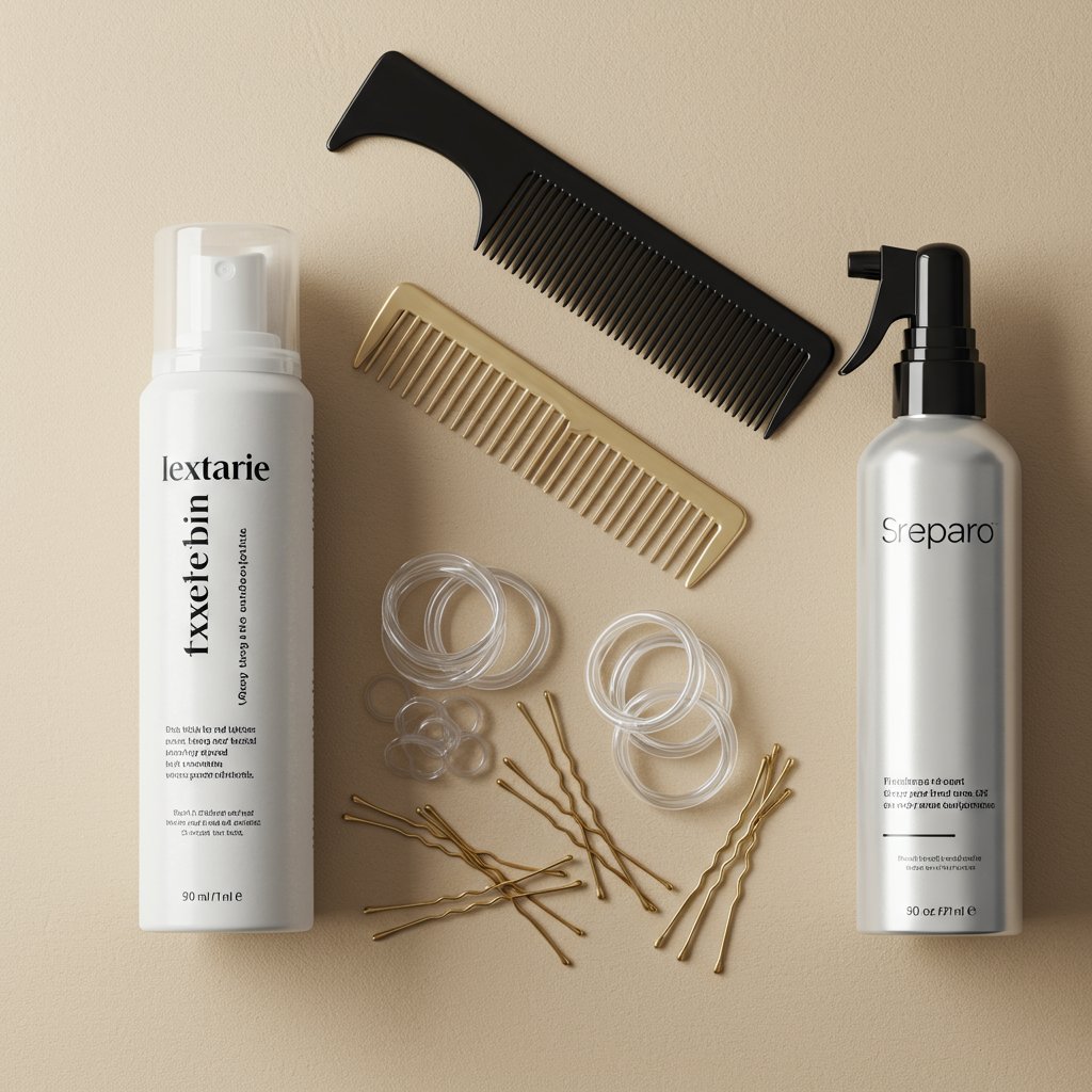 Flat-Lay-Of-Professional-Braiding-Tools
