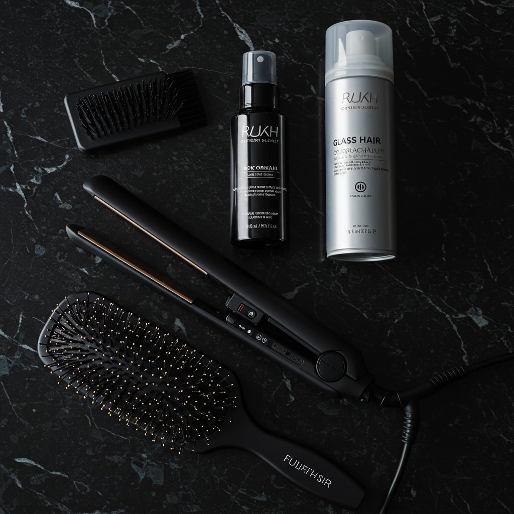 Glass Hair At Home Toolkit Flatlay