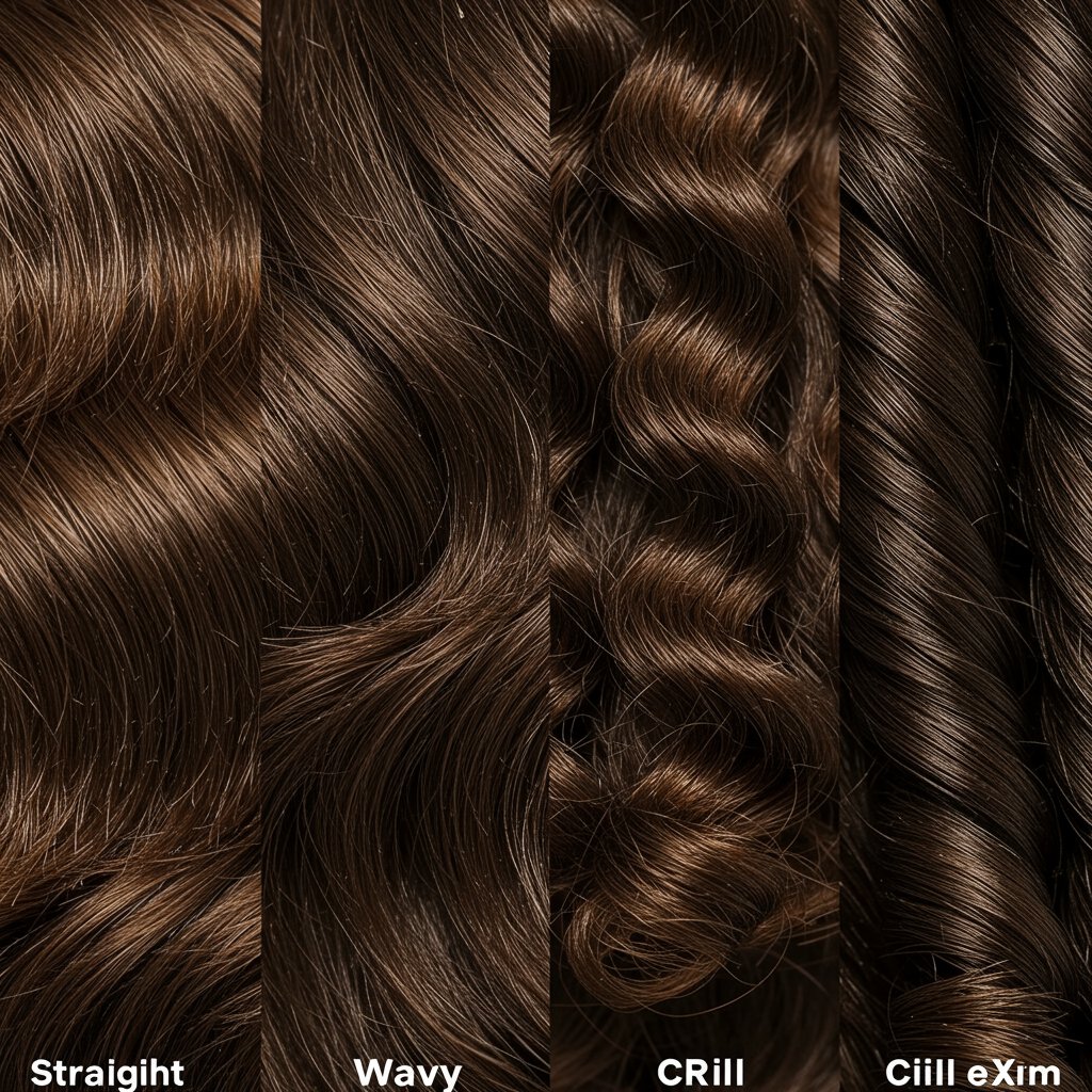 Mens Hair Texture Closeup