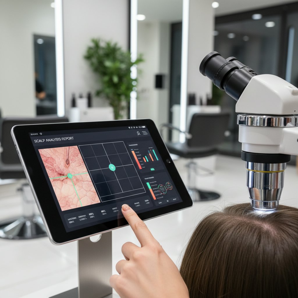 Digital Microscope for Scalp Analysis