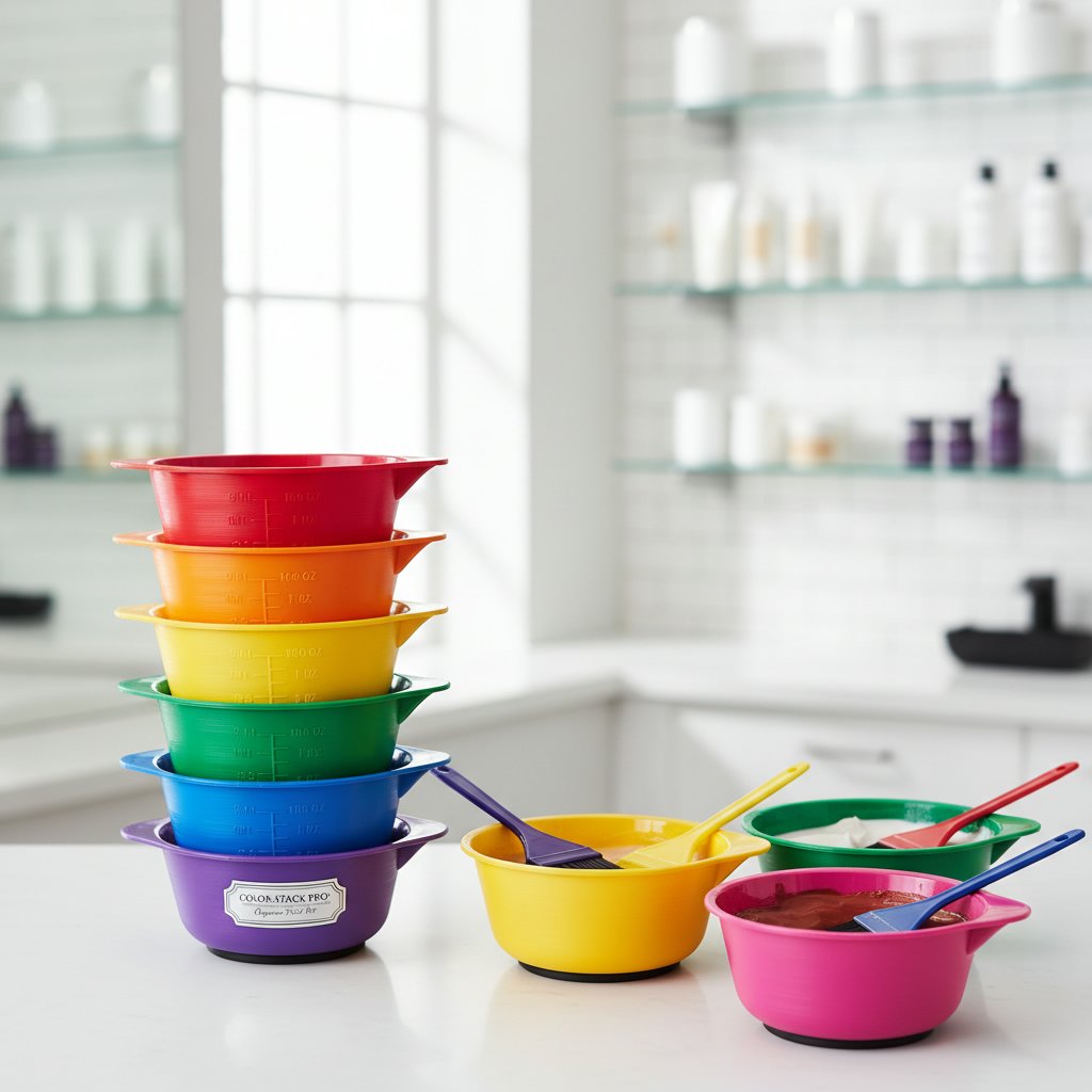 Stackable Hair Color Bowls