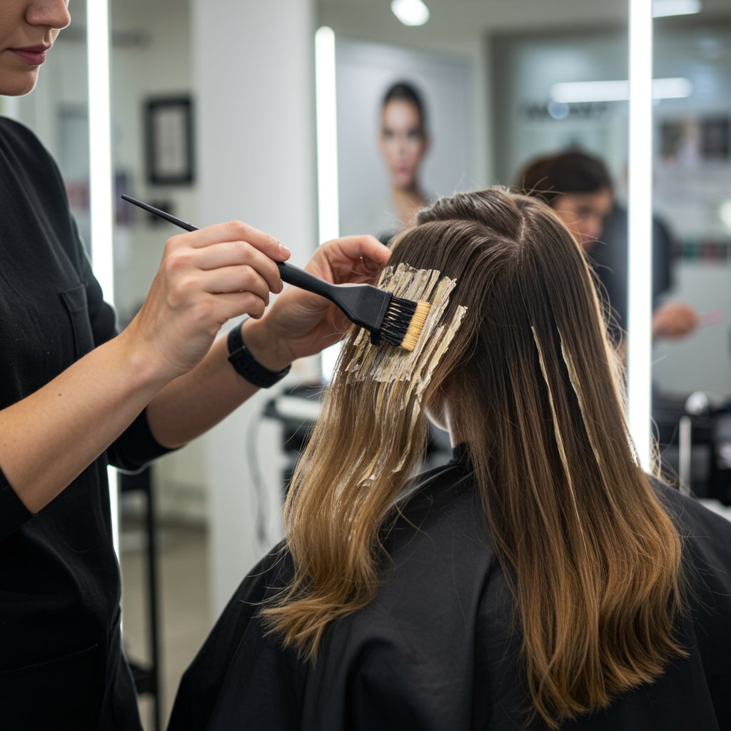 Stylist-Painting-Balayage-Highlights