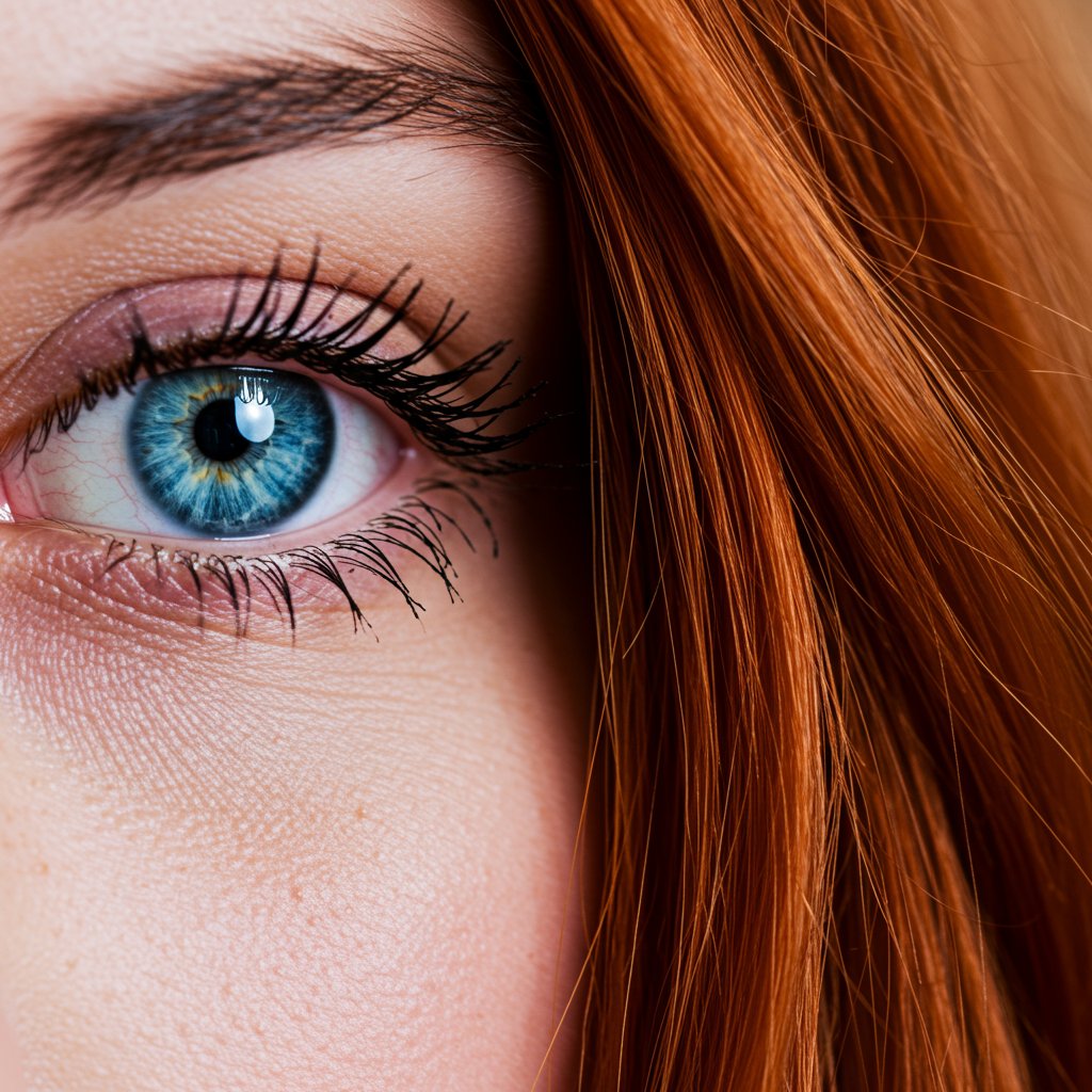 Eye Color Hair Color Contrast