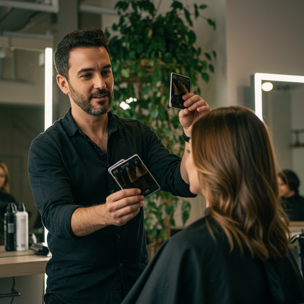 Hairstylist Client Consultation Swatches
