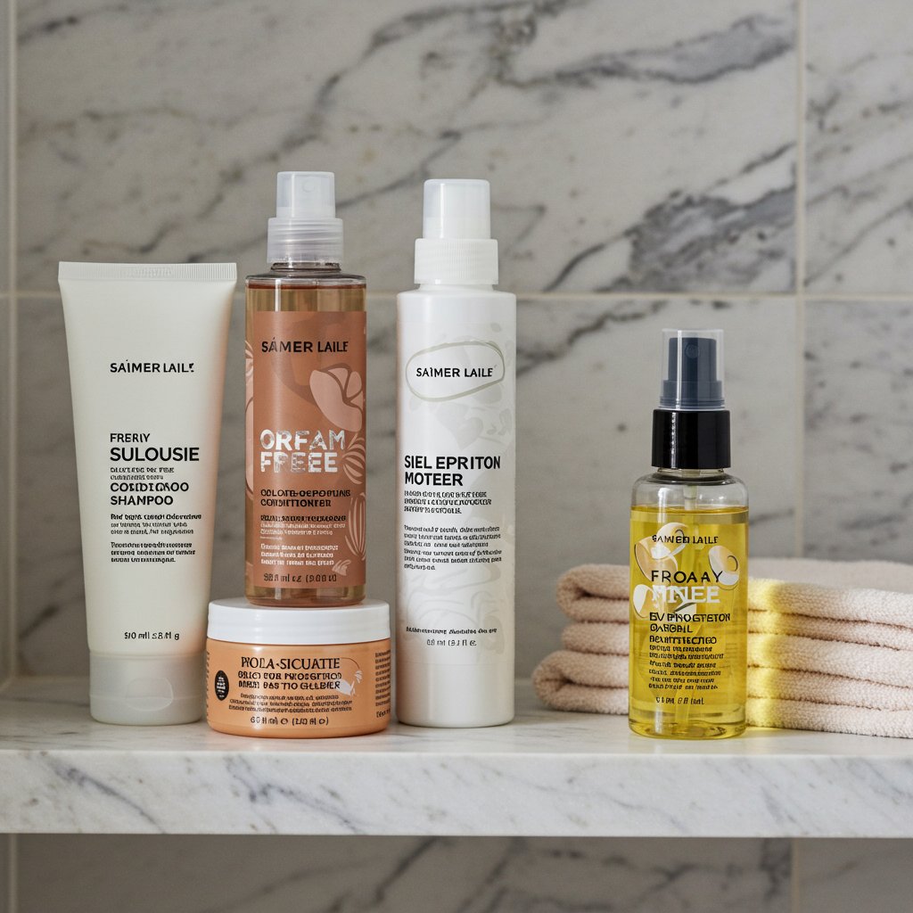 Color-Safe-Hair-Products-On-Marble-Shelf