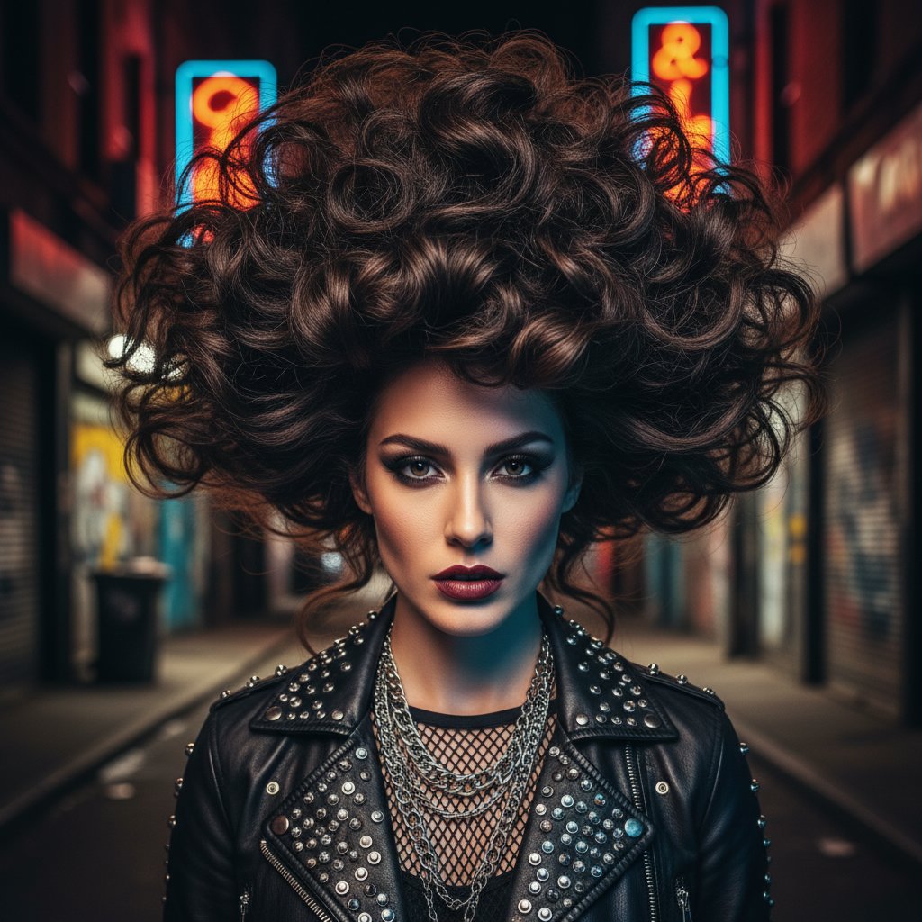 Edgy Voluminous Crimps