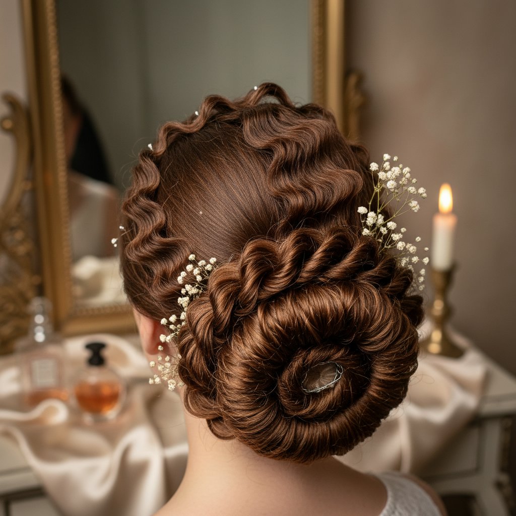 Crimped Updo Creativity