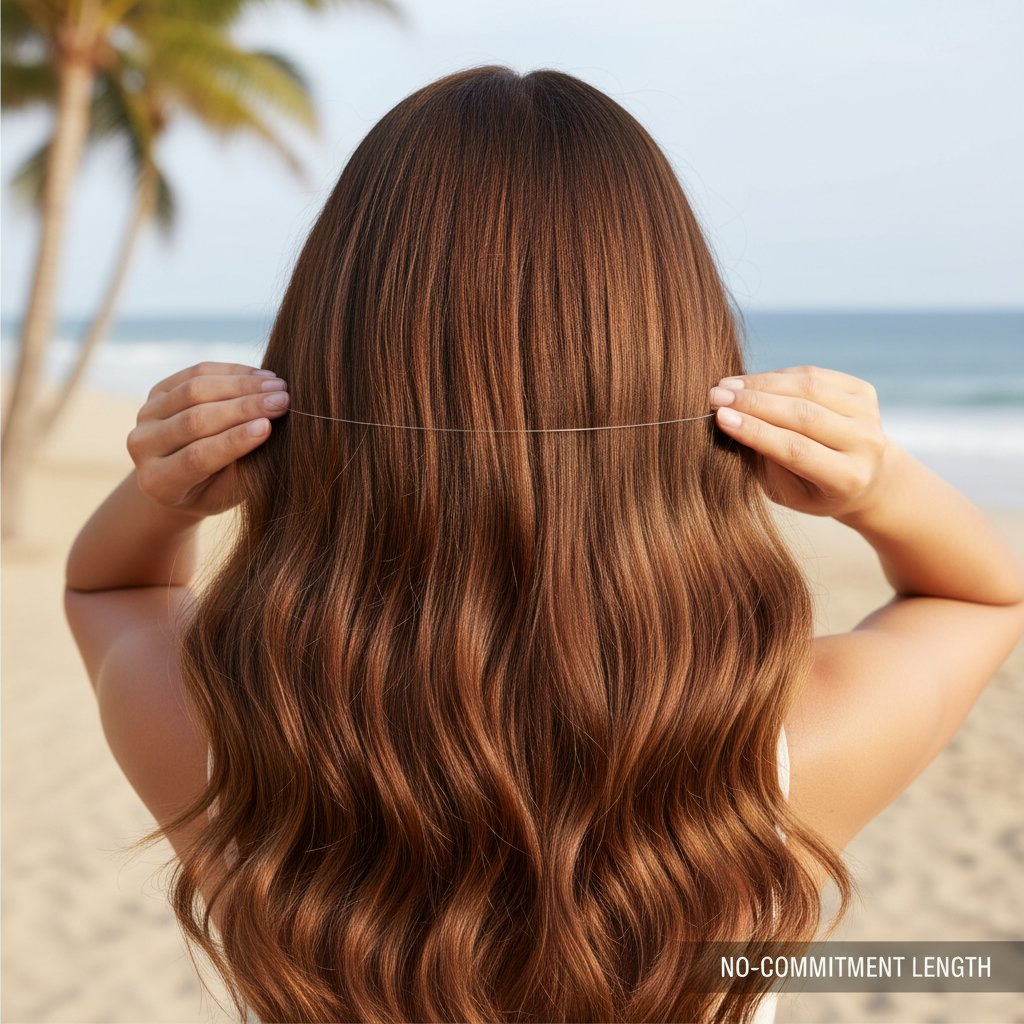 Halo Hair for Hassle-Free Length