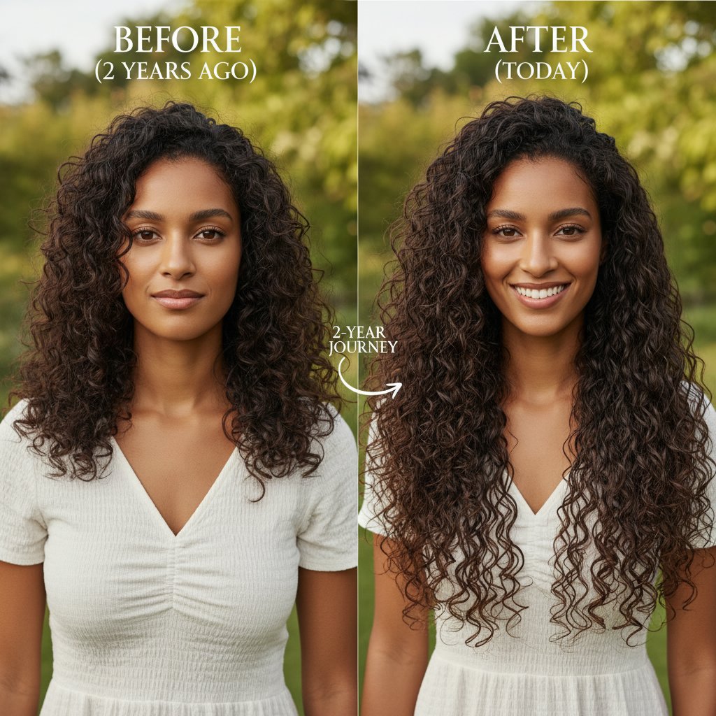 Curly Hair Transformation