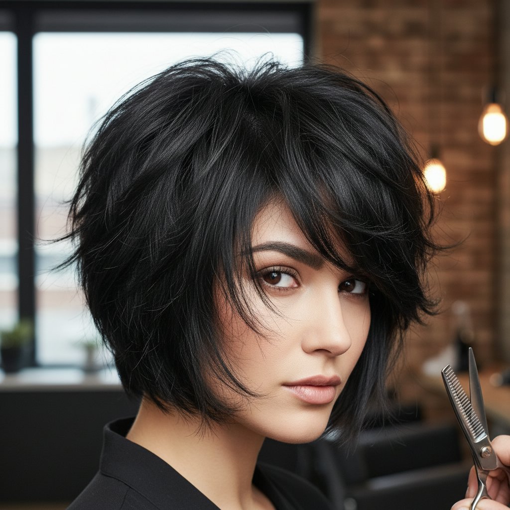 Bold Textured Bob