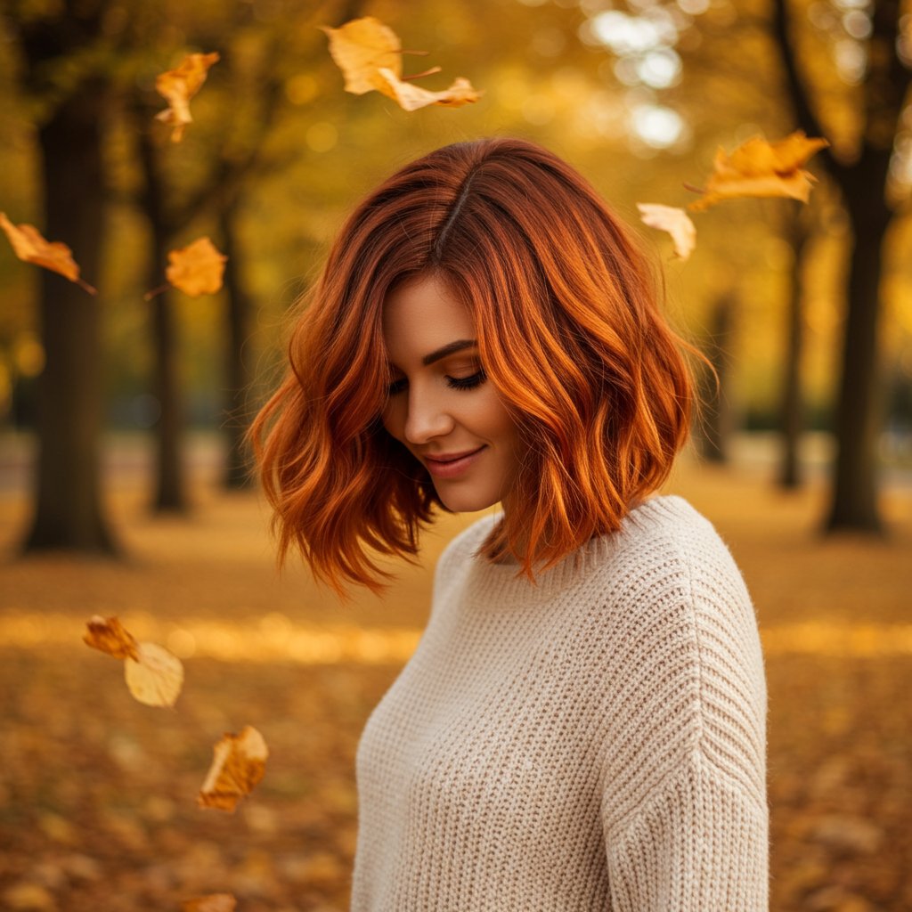 Rich Autumn Layered Haircut
