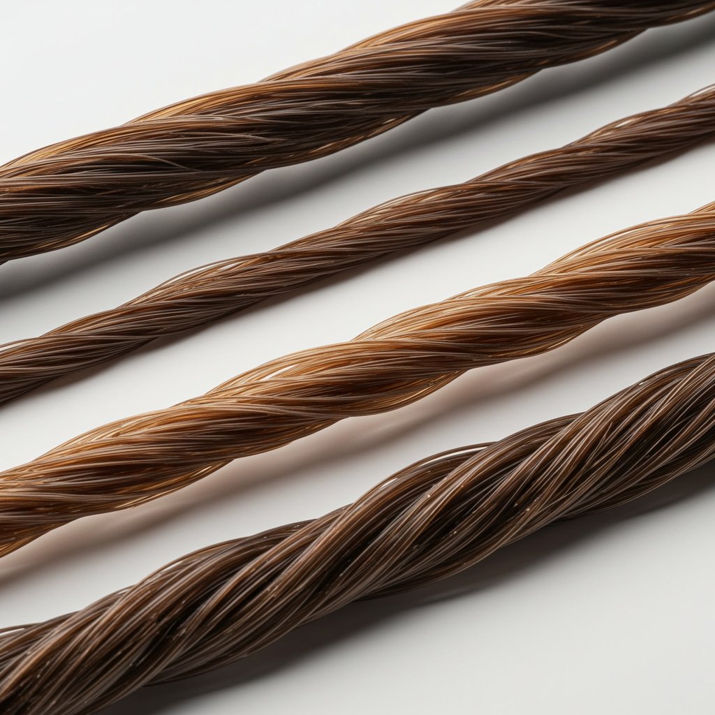 Macro Shot Of Hair Strands